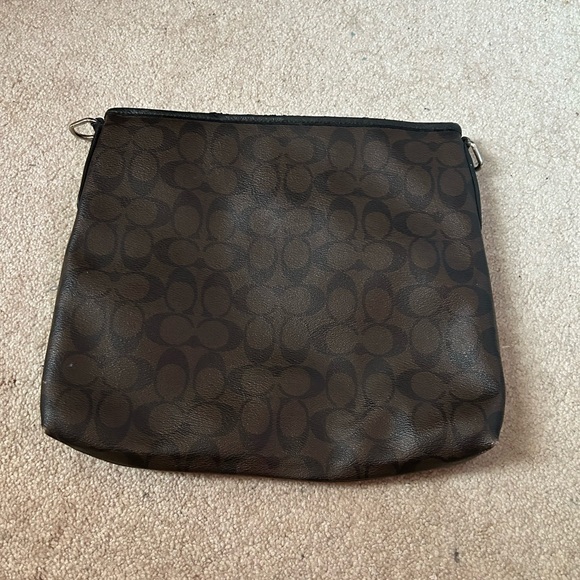 Coach brown and black cross body purse - Picture 3 of 4